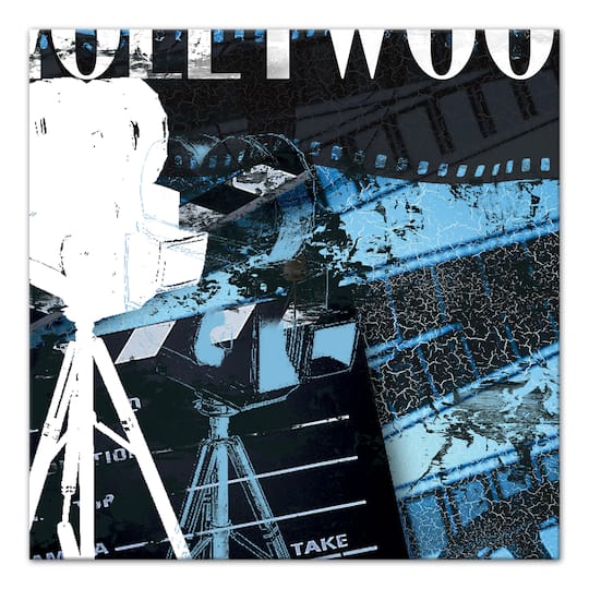 Hollywood Blues 16" x 16" Canvas Wall Art